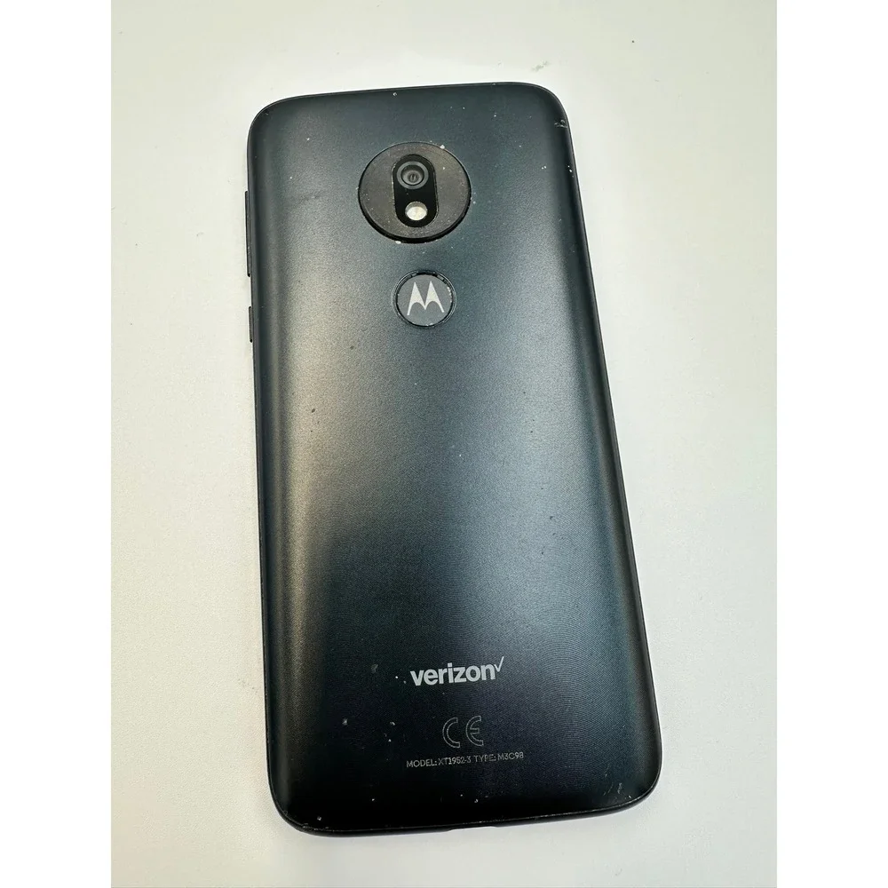 Motorola Moto G7 Play XT1952-3 Verizon Black Cracked Screen For Parts Repair